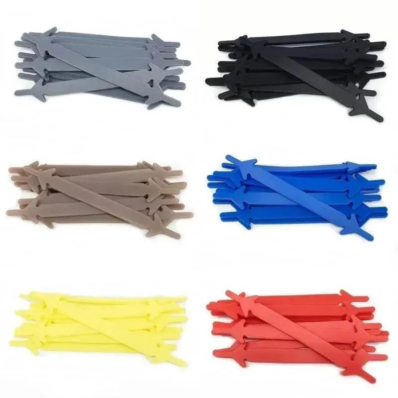 Aero No Tie Elastic Shoelaces 6 Pairs - Shoelaces - LeStyleParfait