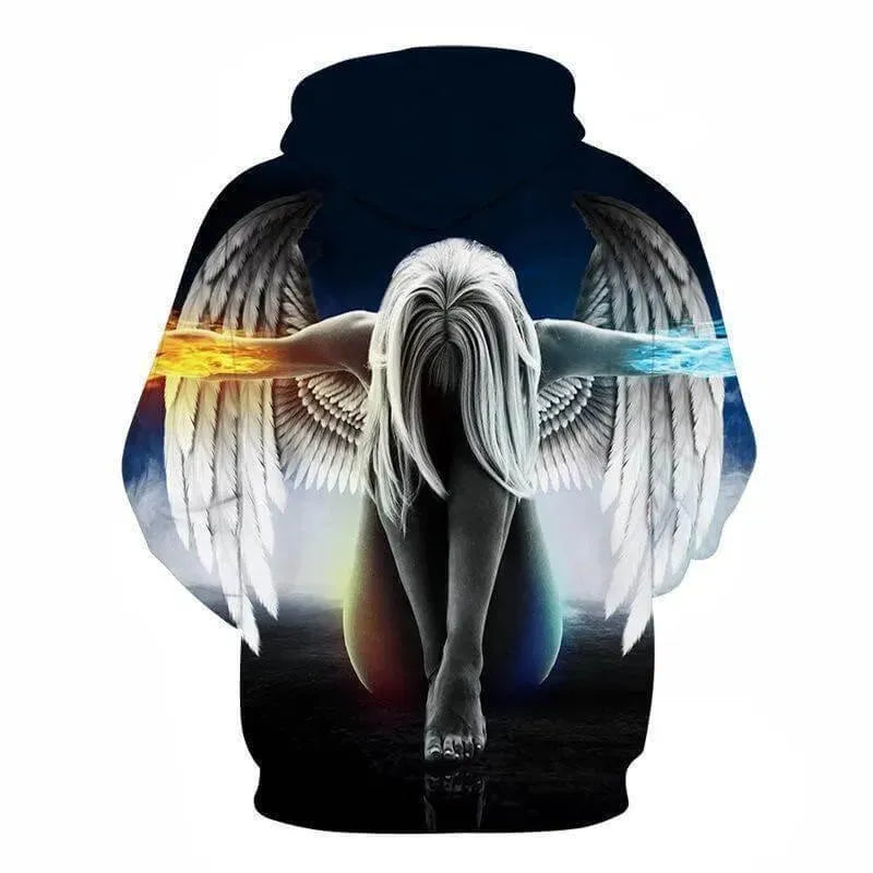Angel Wings Hoodie UNISEX-Unisex Hoodie-LeStyleParfait