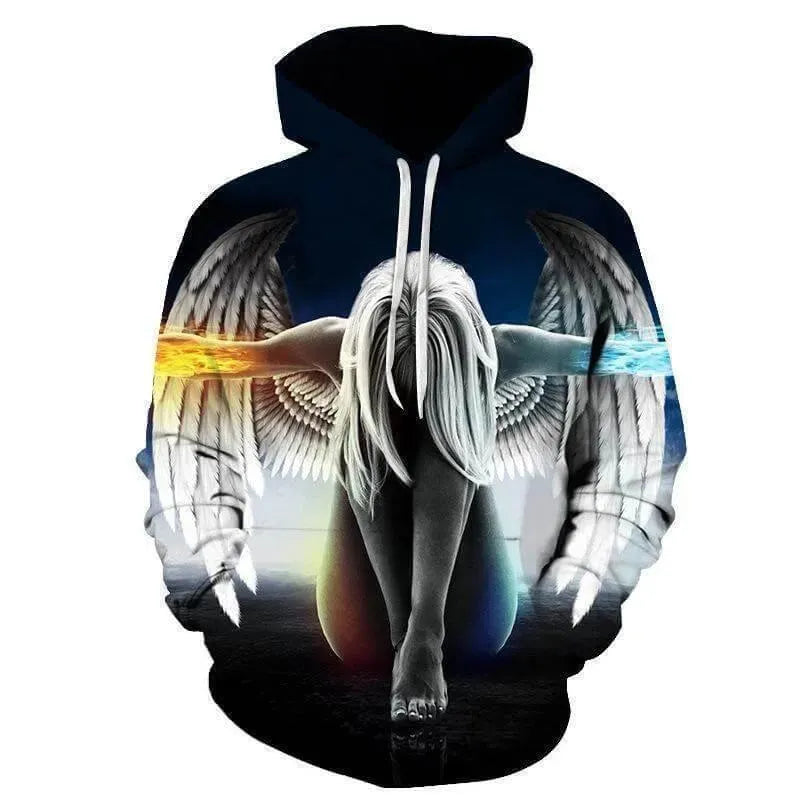 Angel Wings Hoodie UNISEX-Unisex Hoodie-LeStyleParfait
