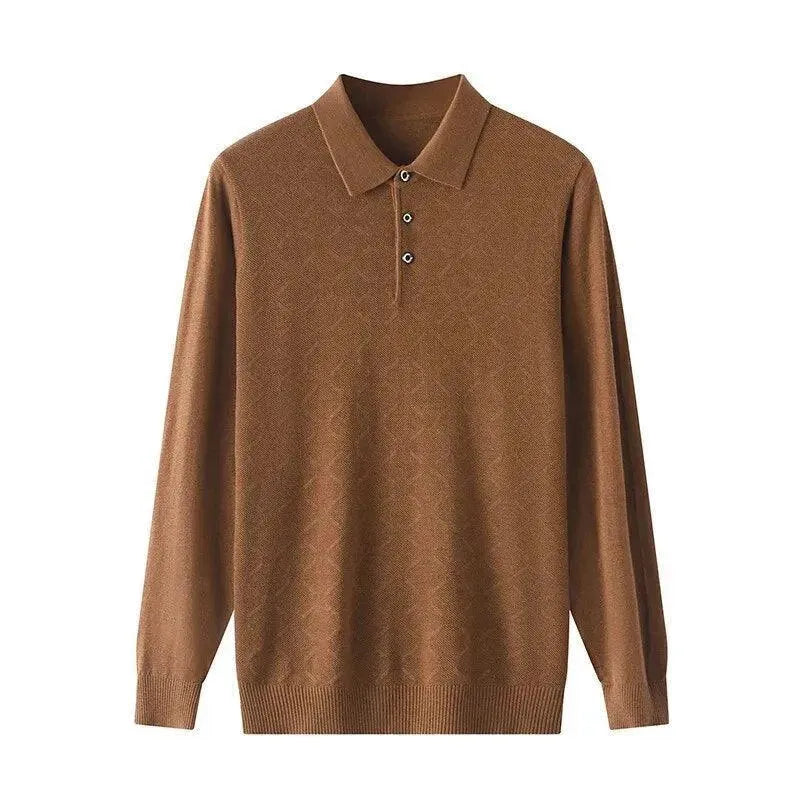 Argyle Pattern Polo Shirt for Men-Polo Shirt-LeStyleParfait
