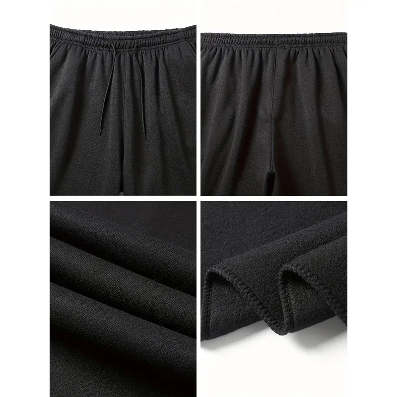 Athleisure Men Jogger Sweatpants - Mid Rise Soft Knit