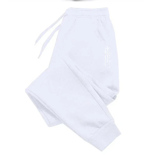 Athleisure Men Jogger Sweatpants - Mid Rise Soft Knit