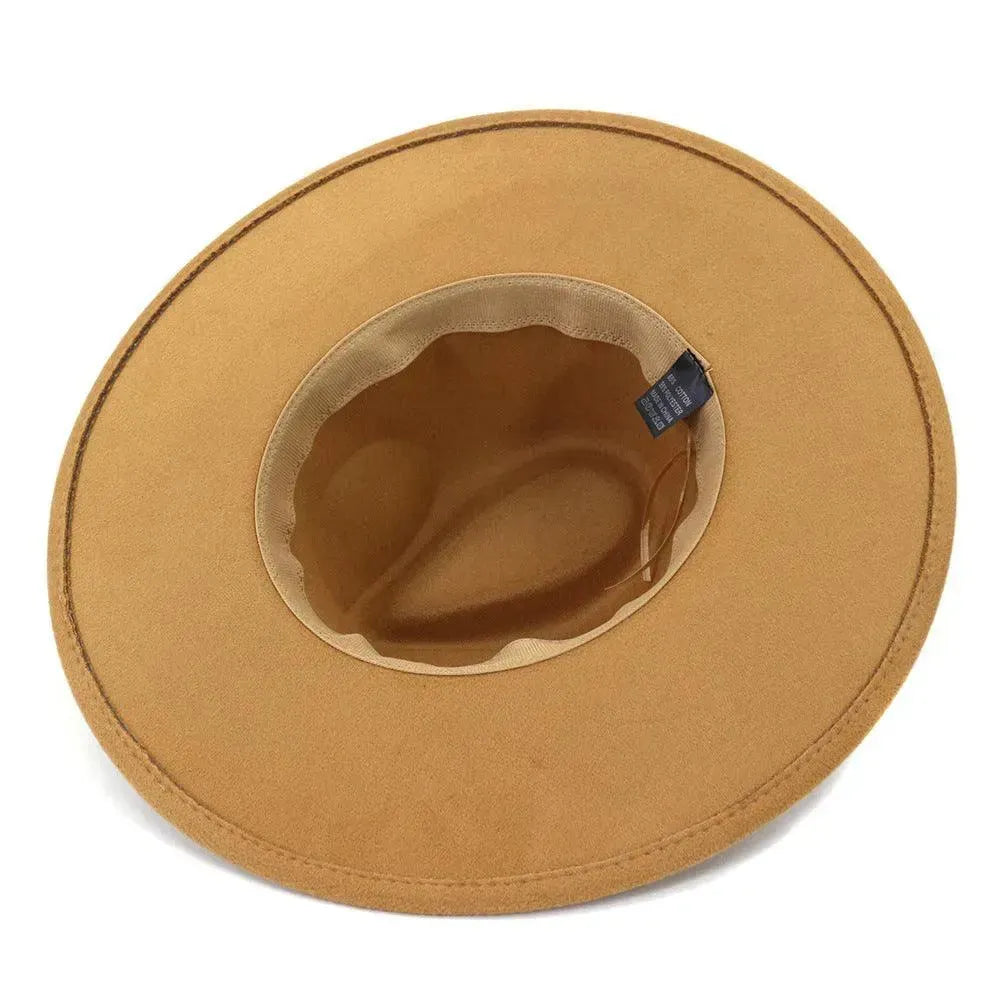 Big Wide Retro Fedora Hat - Fedora Hat - LeStyleParfait