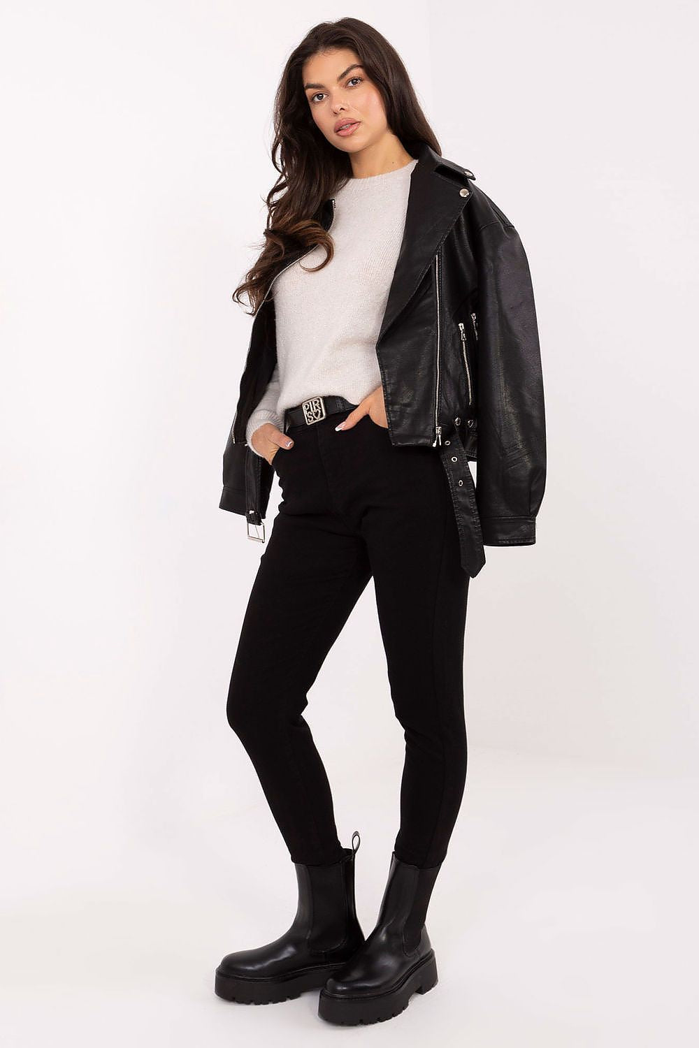 Black Skinny Jeans Women - High Waist Stretch Denim-Straight Leg Jeans-LeStyleParfait