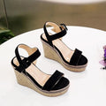 Buckle Strap Wedge Shoes - Wedge Shoes - LeStyleParfait