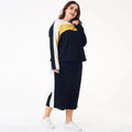 Casual Colorblock Skirt Two-Piece Set - Colorblock Skirt Two-Piece Set - LeStyleParfait