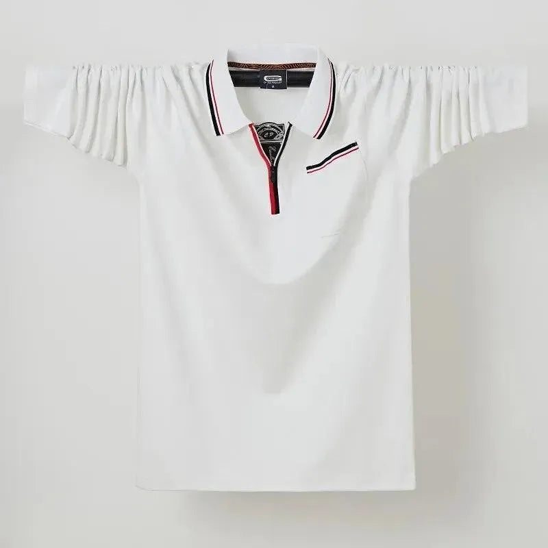 Casual Polo Shirt Men with Chest Pocket-Polo Shirt-LeStyleParfait