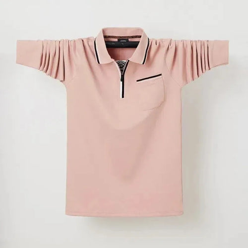 Casual Polo Shirt Men with Chest Pocket-Polo Shirt-LeStyleParfait