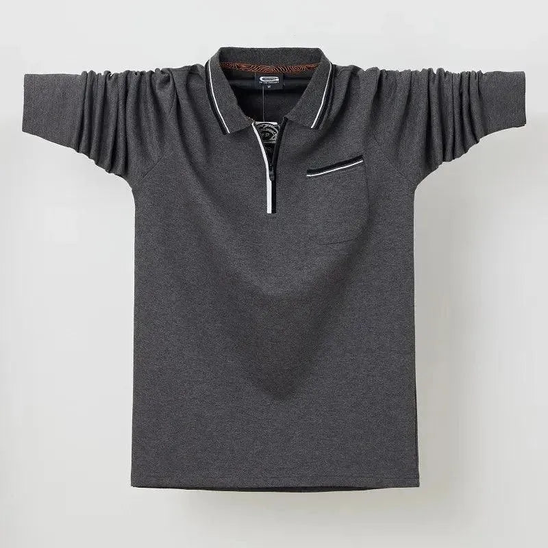 Casual Polo Shirt Men with Chest Pocket-Polo Shirt-LeStyleParfait