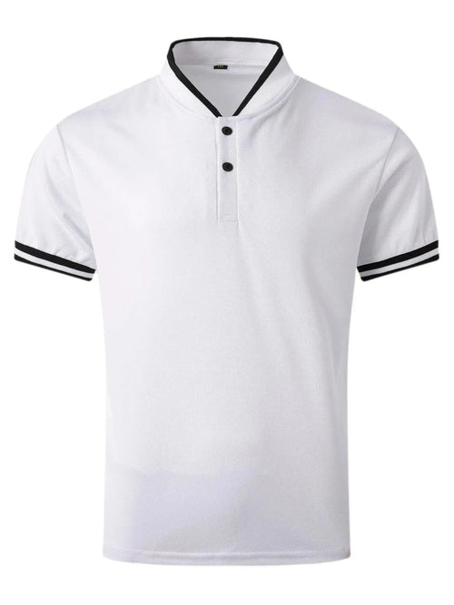 Casual Short-Sleeved Men Polo Shirt-Polo Shirt-LeStyleParfait