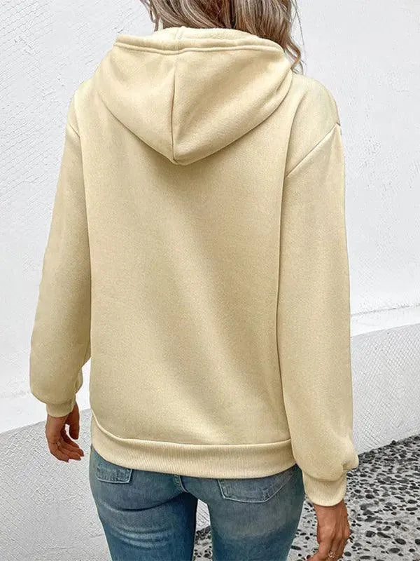 Casual Solid Women Hoodie-Women Hoodie-LeStyleParfait