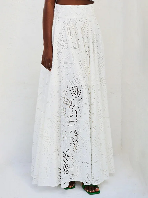 Casual Textured Sleeveless Maxi Dress