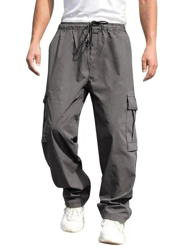 Loose Straight Casual Trousers - Men's Pants - LeStyleParfait