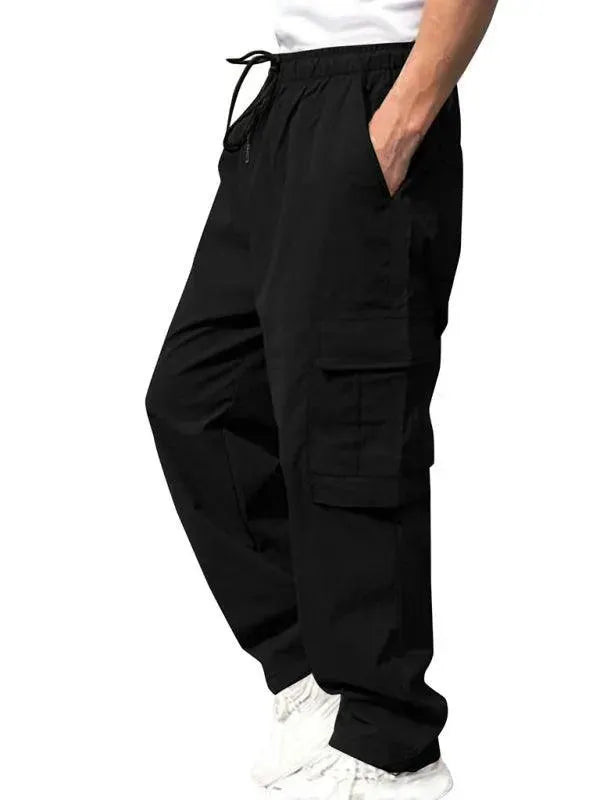 Loose Straight Casual Trousers - Men's Pants - LeStyleParfait