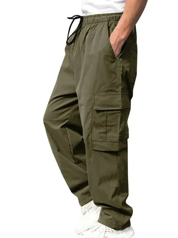 Loose Straight Casual Trousers - Men's Pants - LeStyleParfait