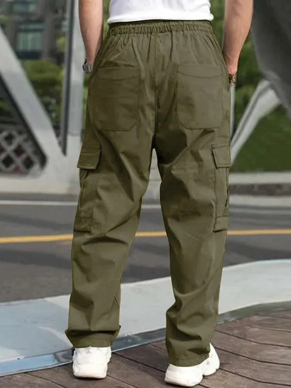 Loose Straight Casual Trousers - Men's Pants - LeStyleParfait