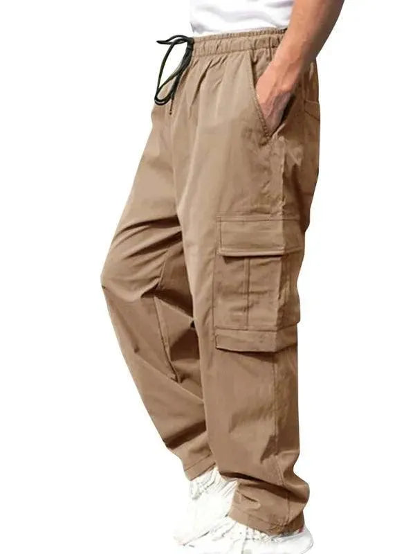 Loose Straight Casual Trousers - Men's Pants - LeStyleParfait