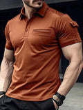 Chest Pocket Men Polo Shirt-Polo Shirt-LeStyleParfait