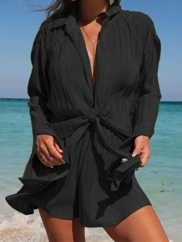Chic Women Casual Two-Piece Shorts Set - Casual Shorts Set - LeStyleParfait