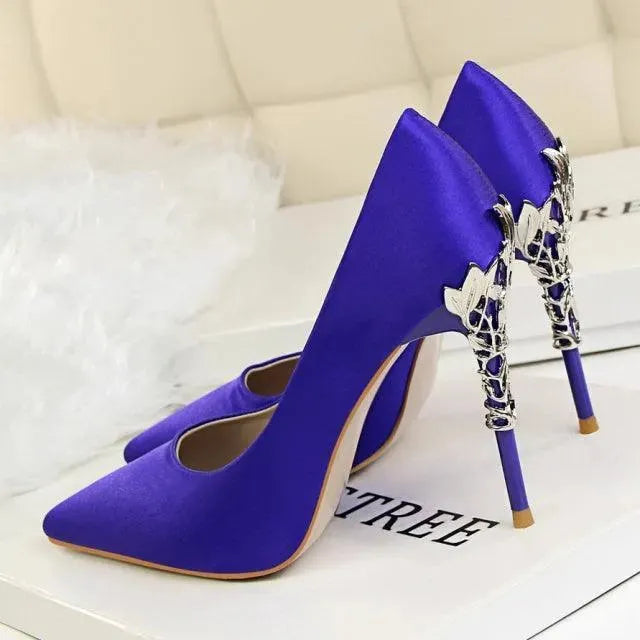 Chicchi Pointed Heel Pumps Shoes - Pumps Shoes - LeStyleParfait