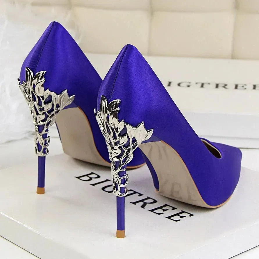 Chicchi Pointed Heel Pumps Shoes - Pumps Shoes - LeStyleParfait