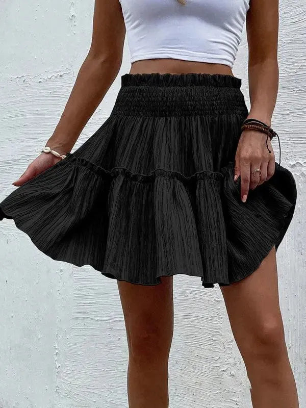 Classic Casual Mini Skirt-Women's Skirt-LeStyleParfait