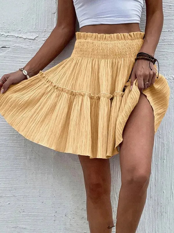 Classic Casual Mini Skirt-Women's Skirt-LeStyleParfait