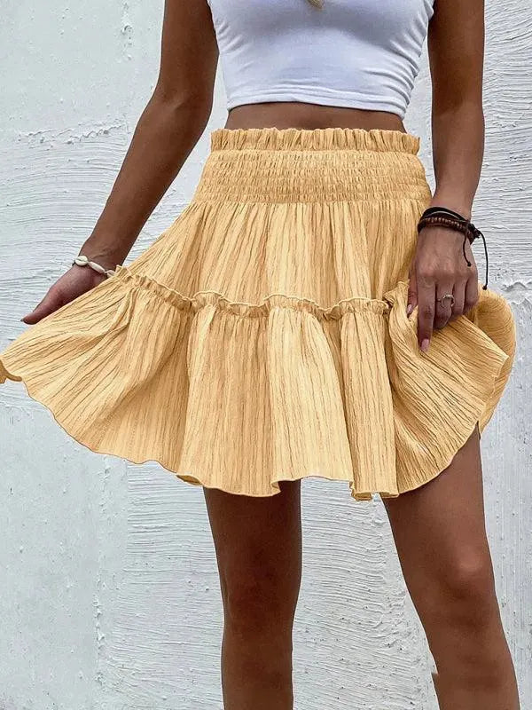 Classic Casual Mini Skirt-Women's Skirt-LeStyleParfait
