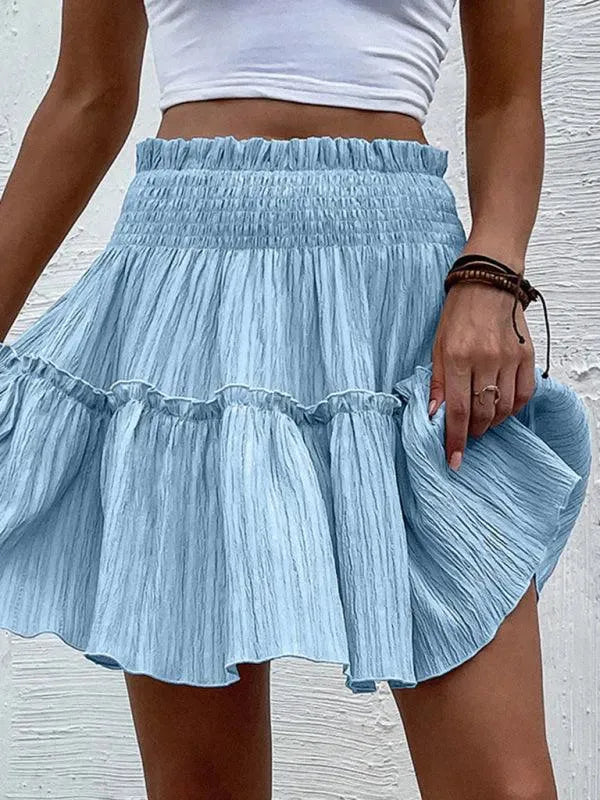 Classic Casual Mini Skirt-Women's Skirt-LeStyleParfait