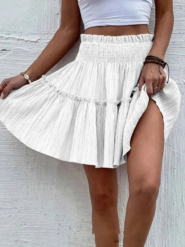 Classic Casual Mini Skirt-Women's Skirt-LeStyleParfait