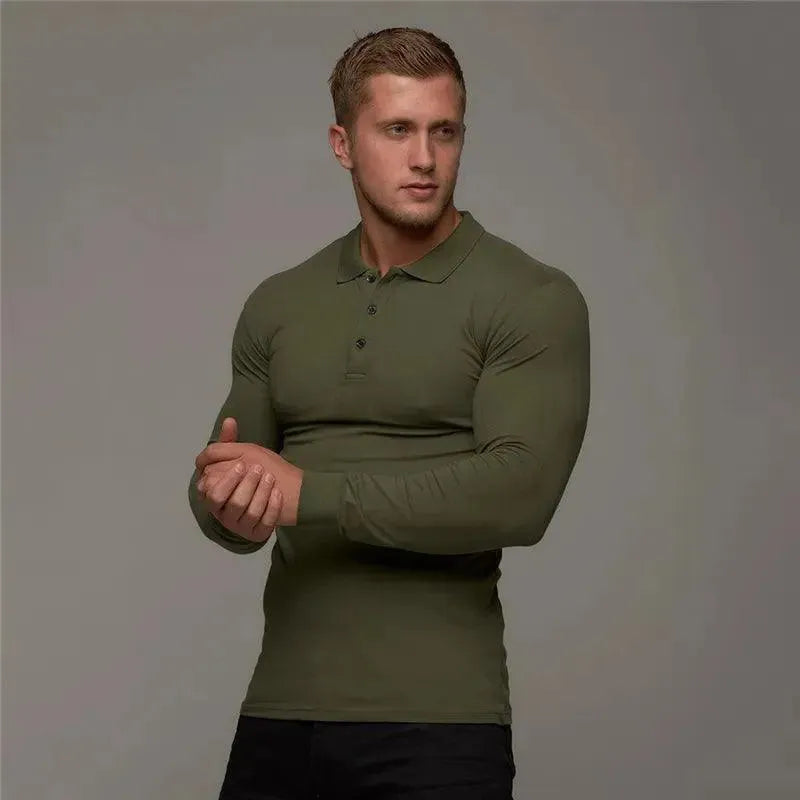 Classic Fitness Cotton Men Polo Shirt-Polo Shirt-LeStyleParfait