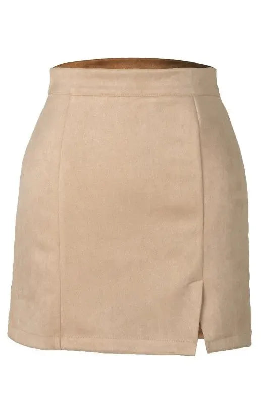 Classic Solid Mini Skirt-Women's Skirt-LeStyleParfait
