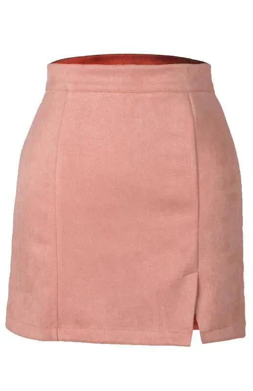 Classic Solid Mini Skirt-Women's Skirt-LeStyleParfait