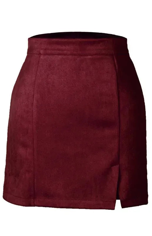 Classic Solid Mini Skirt-Women's Skirt-LeStyleParfait