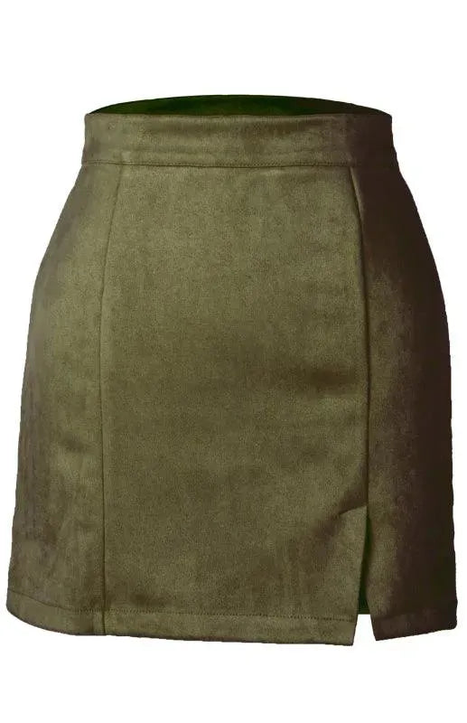 Classic Solid Mini Skirt-Women's Skirt-LeStyleParfait