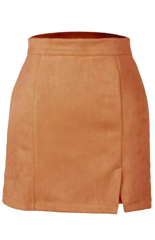 Classic Solid Mini Skirt-Women's Skirt-LeStyleParfait