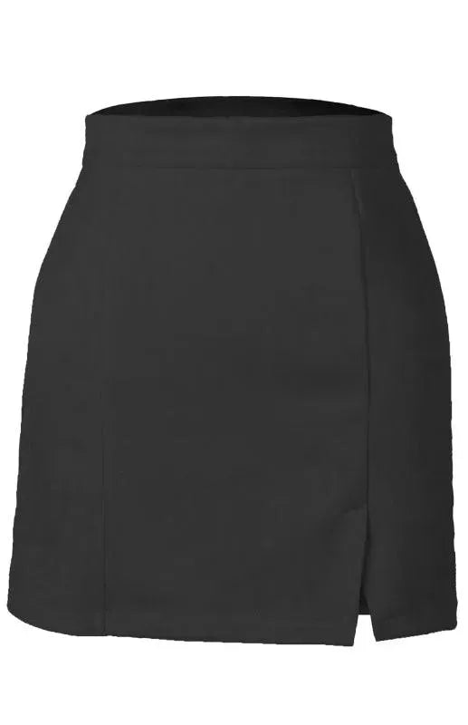 Classic Solid Mini Skirt-Women's Skirt-LeStyleParfait
