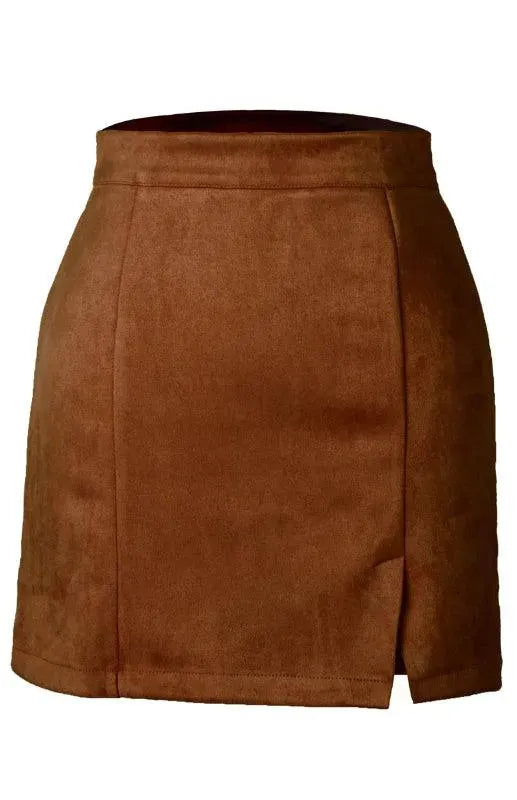 Classic Solid Mini Skirt-Women's Skirt-LeStyleParfait