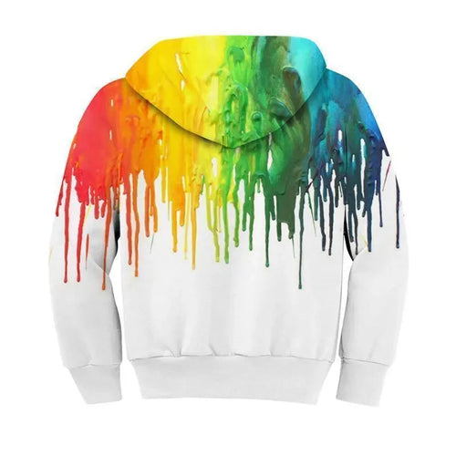 Colorful 3D Kids Hoodies UNISEX-Unisex Hoodie-LeStyleParfait