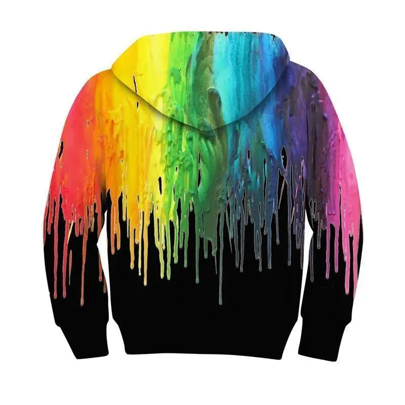 Colorful 3D Kids Hoodies UNISEX-Unisex Hoodie-LeStyleParfait