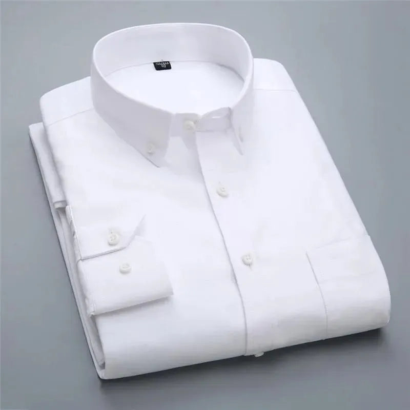 Cotton White Wedding Shirt For Men-Men Shirts-LeStyleParfait