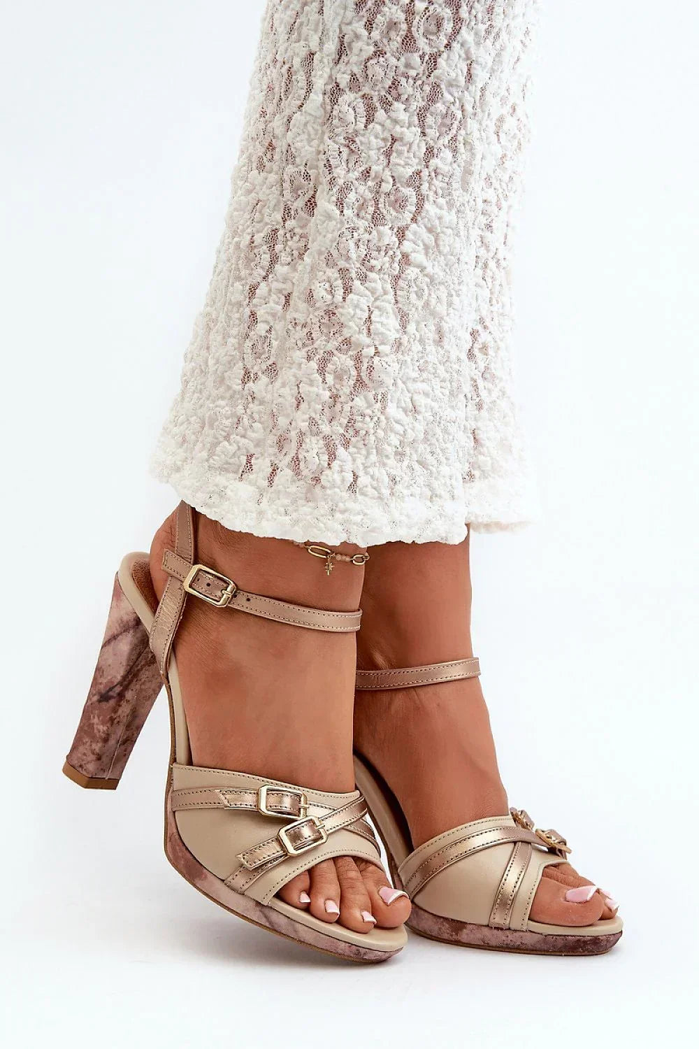  Heel sandals model 198398 Step in style 