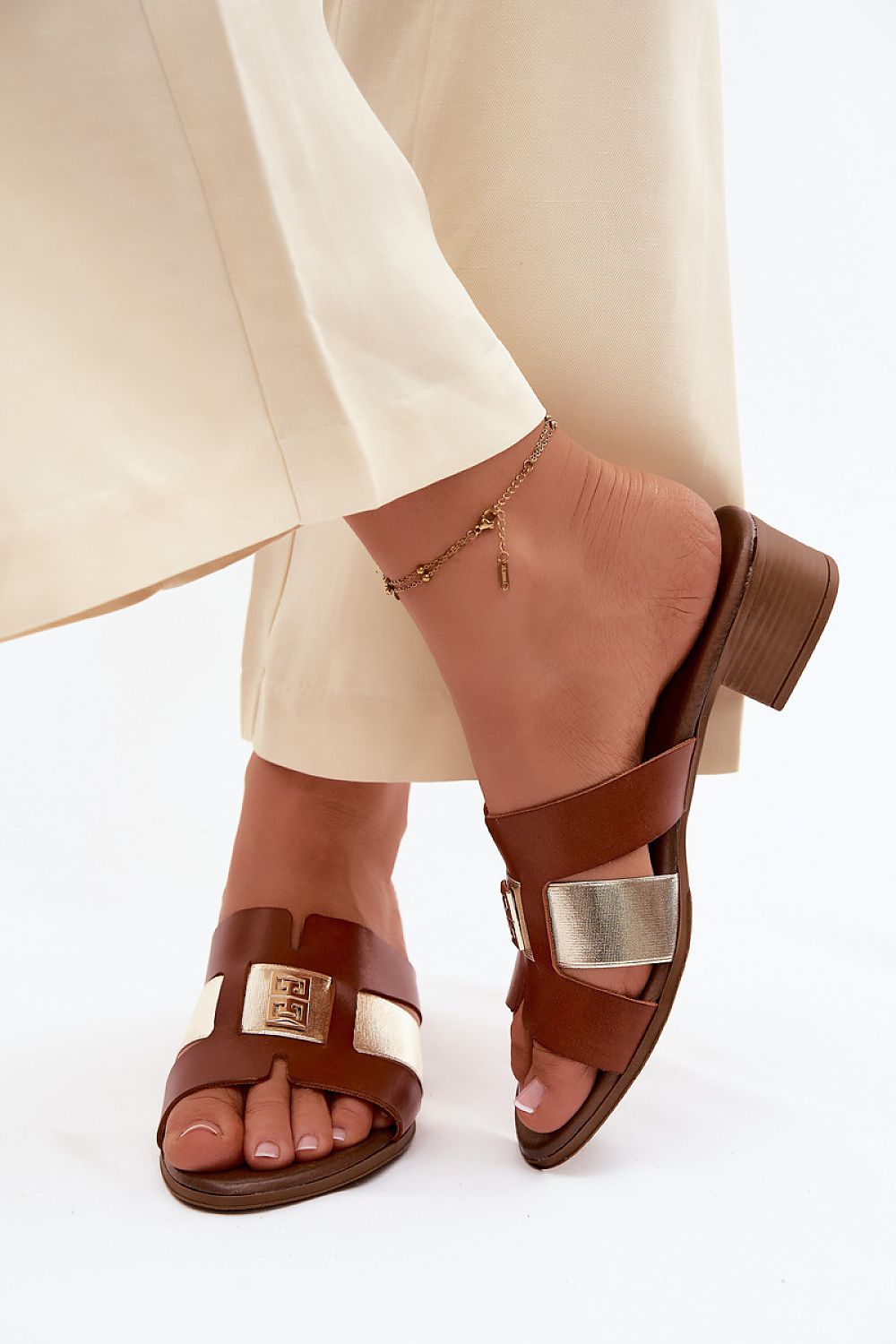  Heeled sandals model 227456 Step in style 