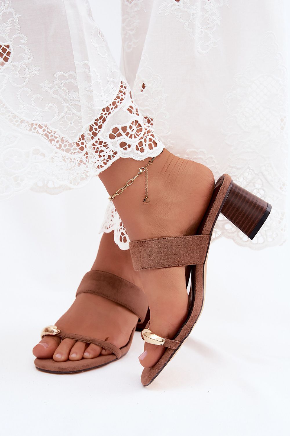  Heeled sandals model 228978 Step in style 