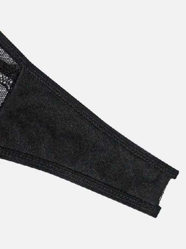 LeStyleParfait Women's Underwear Thongs Plain-Solid-Panties