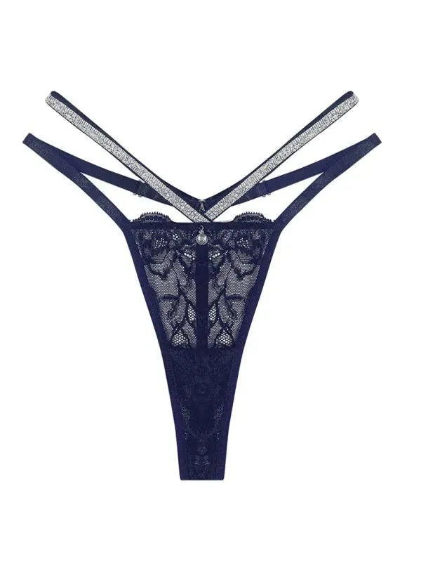 LeStyleParfait Women's Underwear Thongs Plain-Solid-Panties