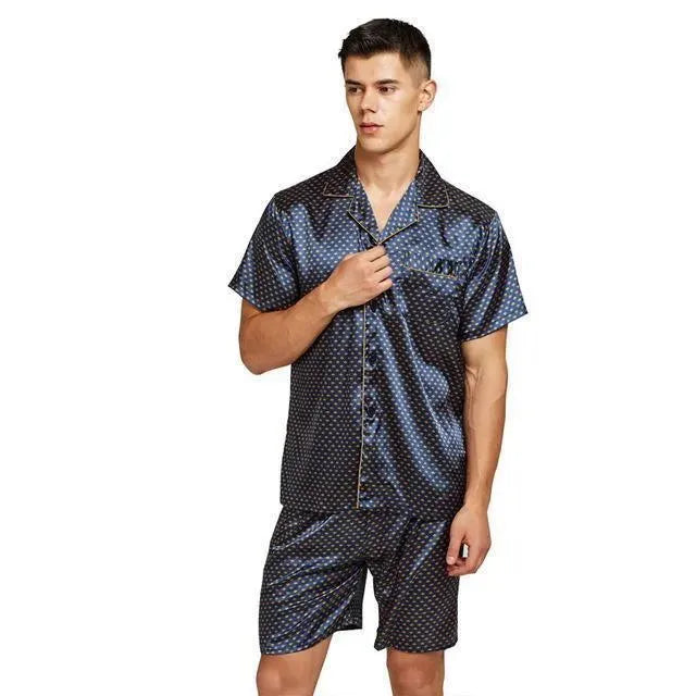 Drive You Wild Men Pajama Set - Pajama Shorts Set - LeStyleParfait