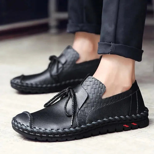 Edie - Slip-On Leather Loafers - Loafer Shoes - LeStyleParfait