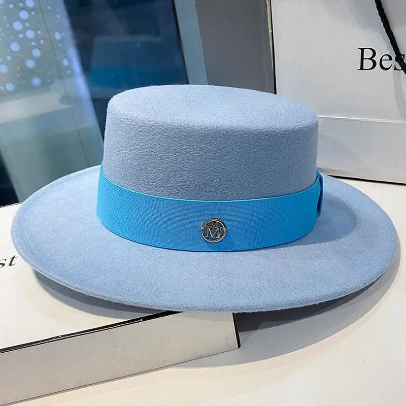 Elegant Fedora Hats for Women - Flat Top - Fedora Hat - LeStyleParfait