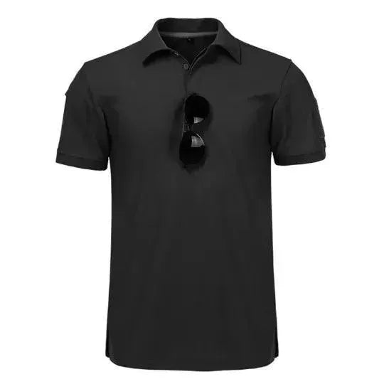 Embroidered Badge Men Polo Shirt-Polo Shirt-LeStyleParfait